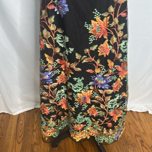 Soft Surroundings Fully embroidered A line Maxi skirt - Picture 7 of 7